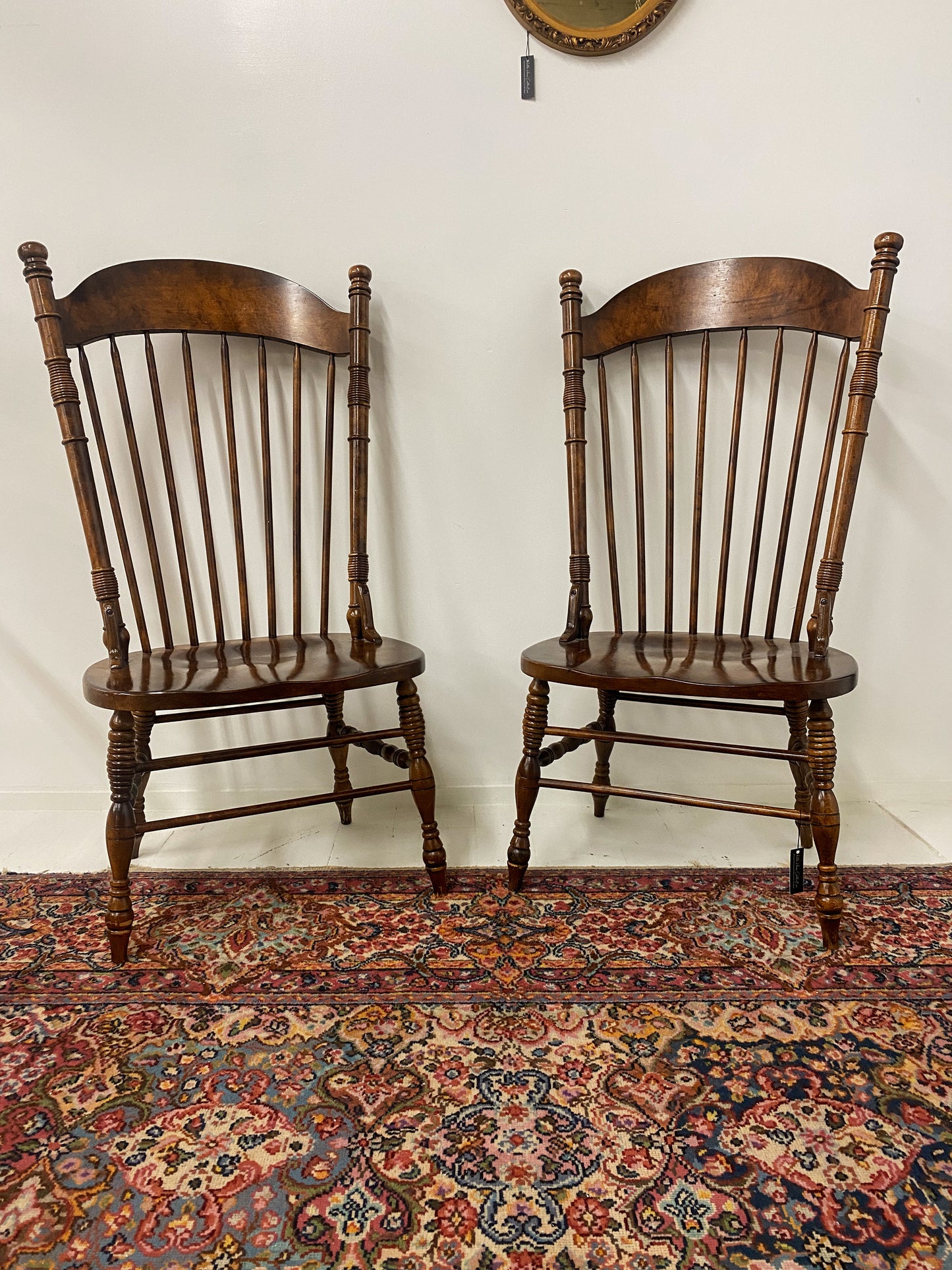 Antique High Back Windsor Chairs