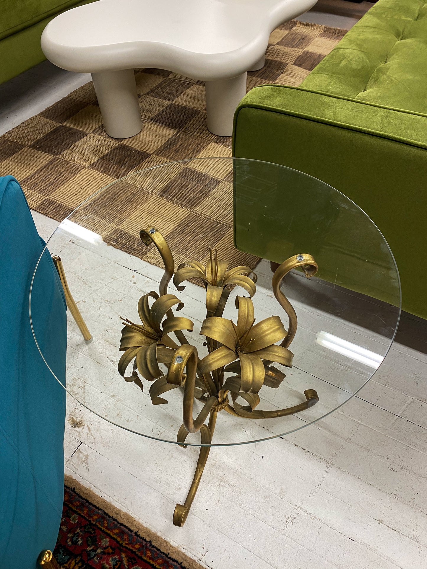 1970's Hollywood Regency Italian Cocktail Table
