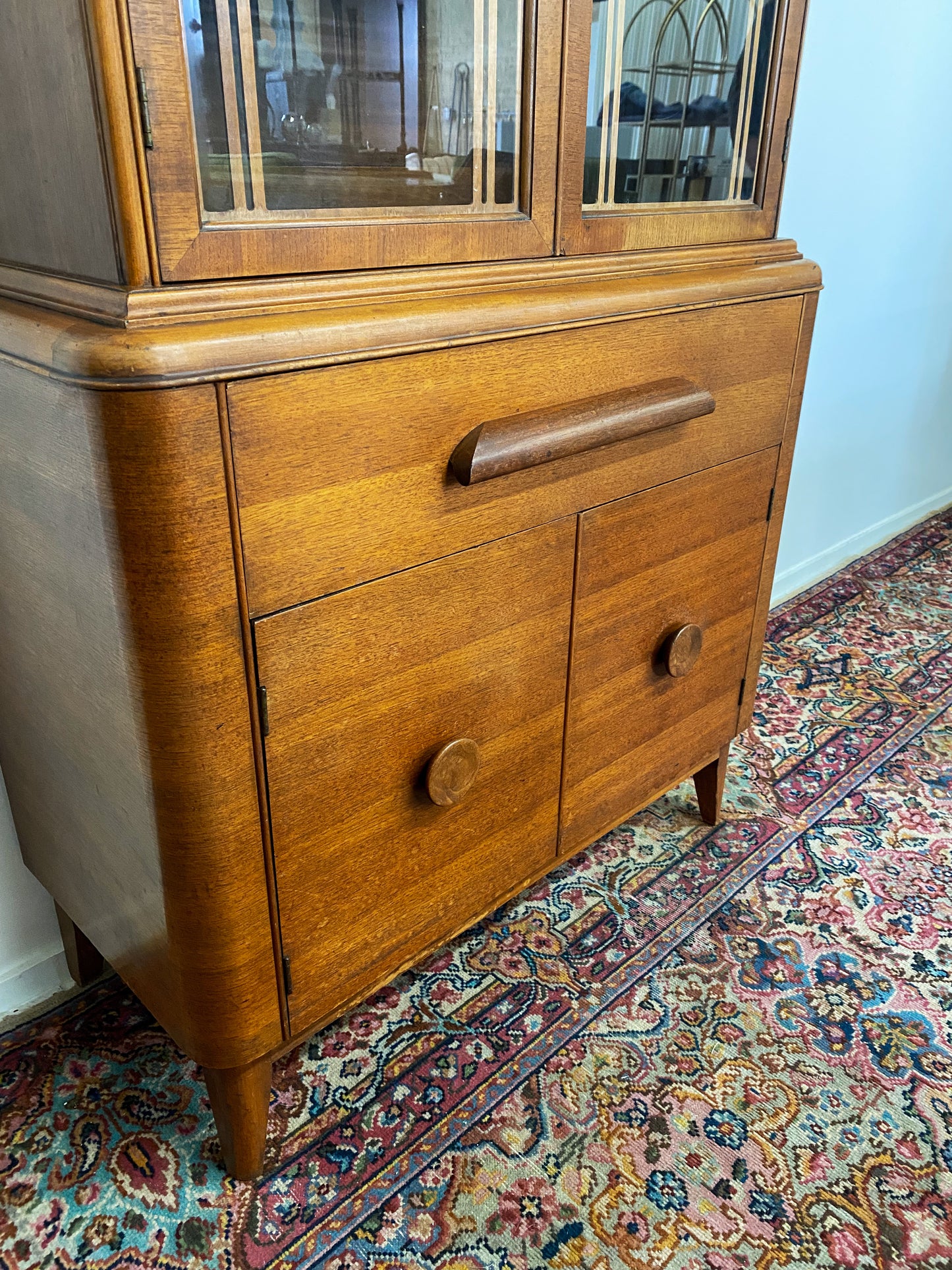 1940's Art Deco Hutch Cabinet