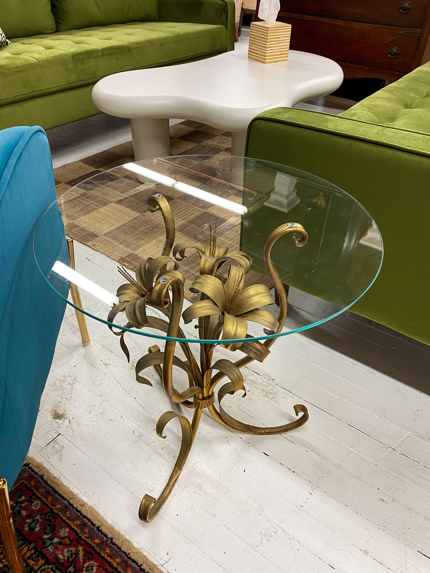 1970's Hollywood Regency Italian Cocktail Table