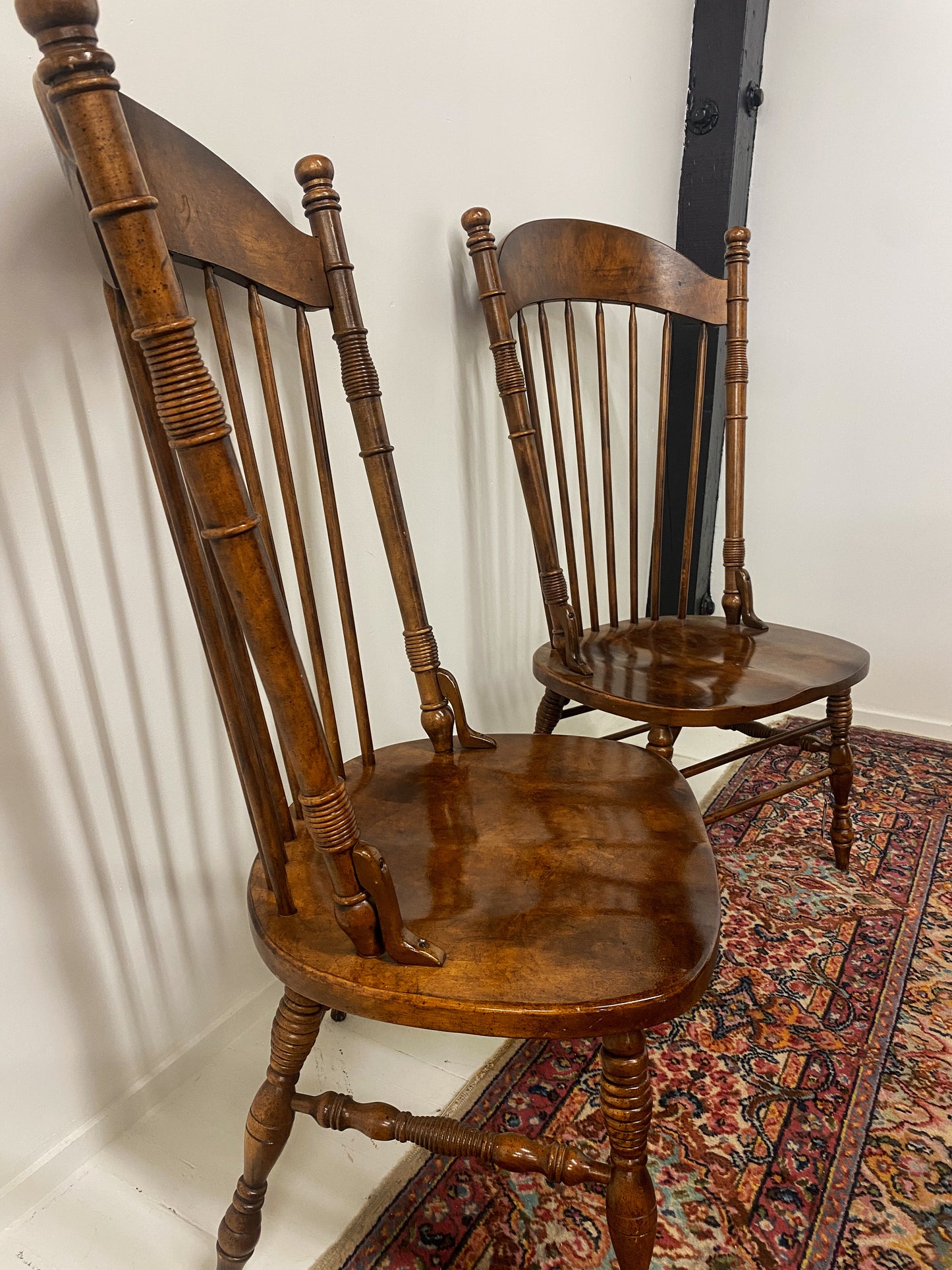 Antique High Back Windsor Chairs