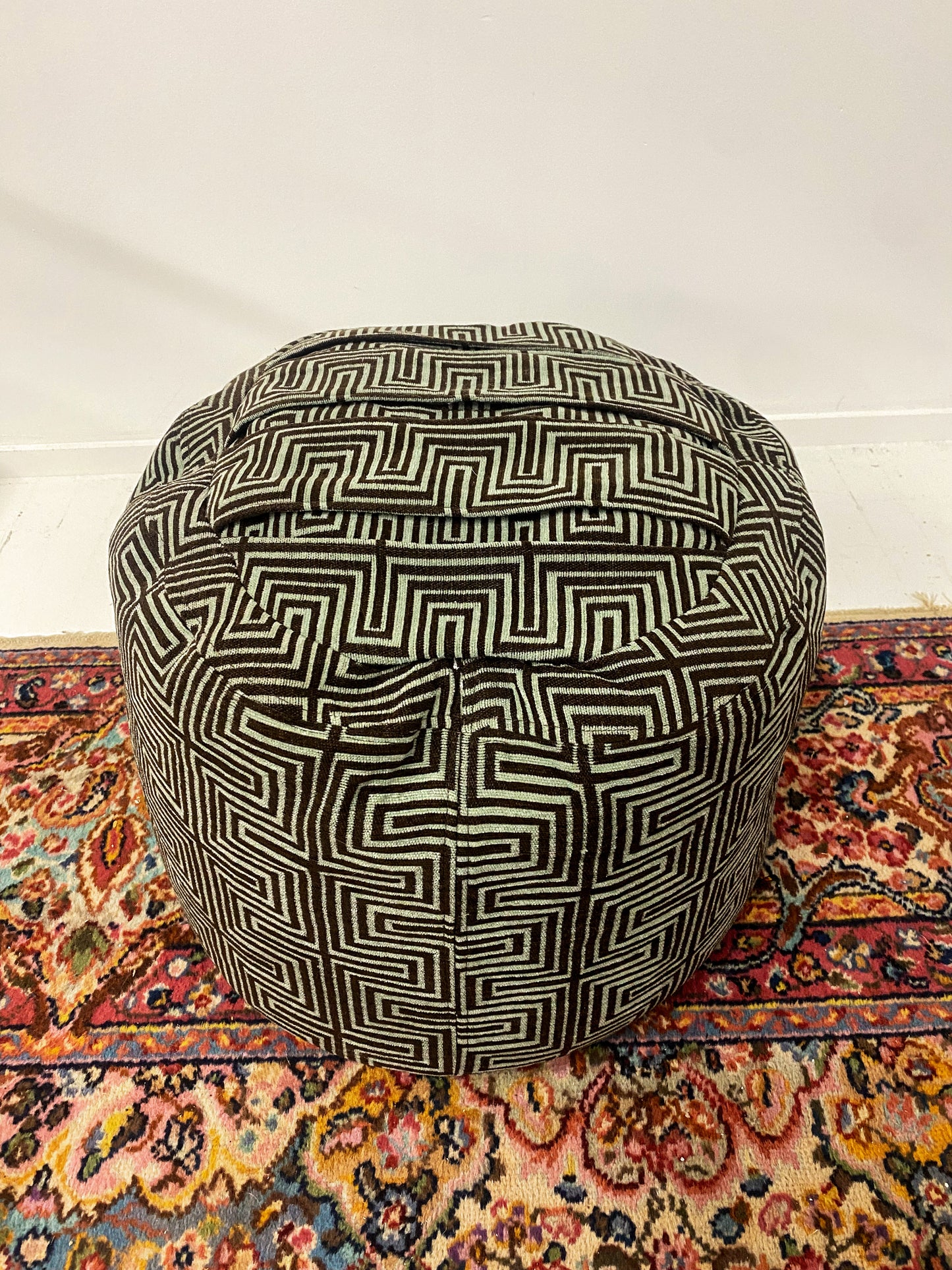 Chenille Ottoman Pouf
