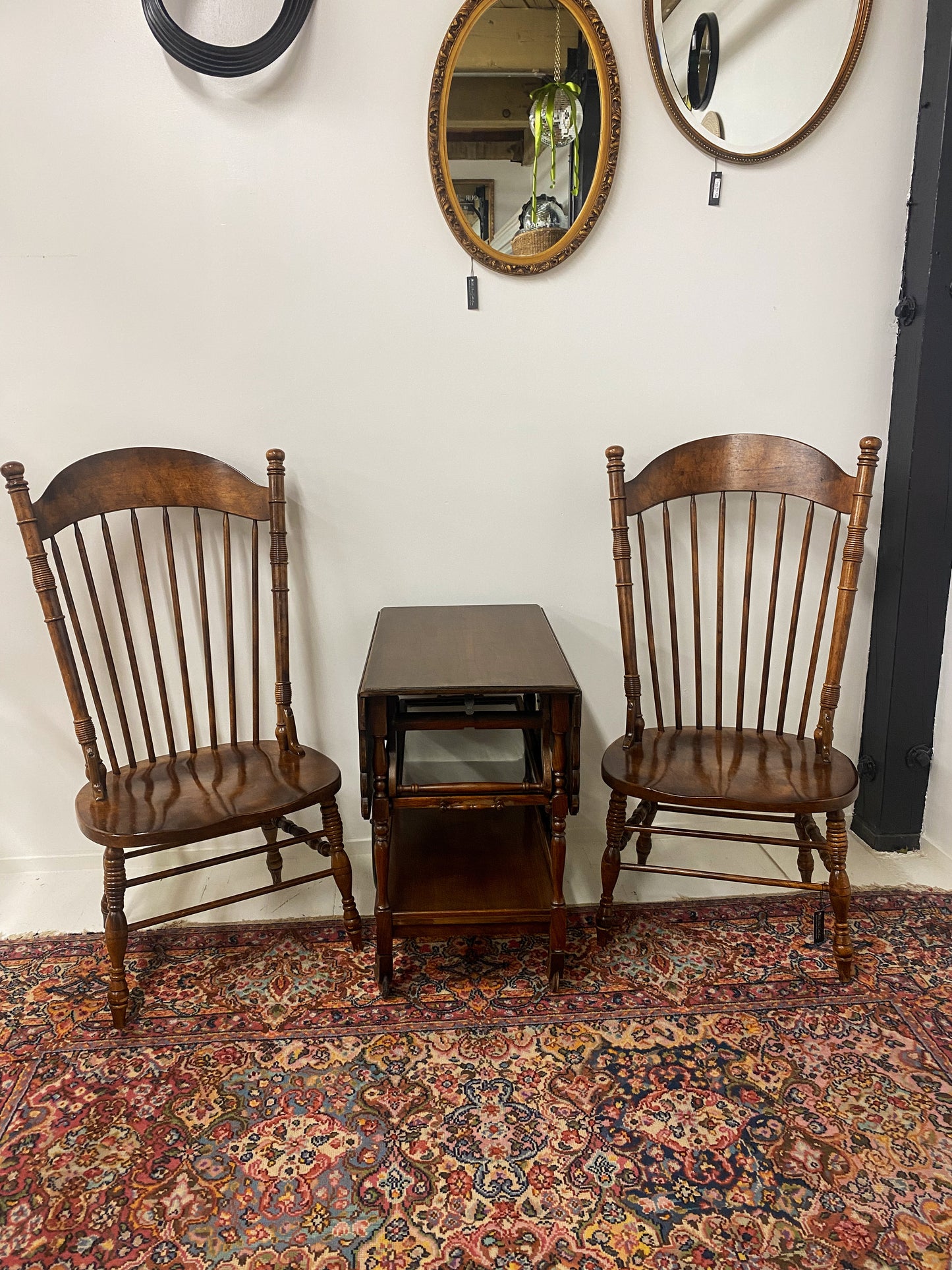 Antique High Back Windsor Chairs