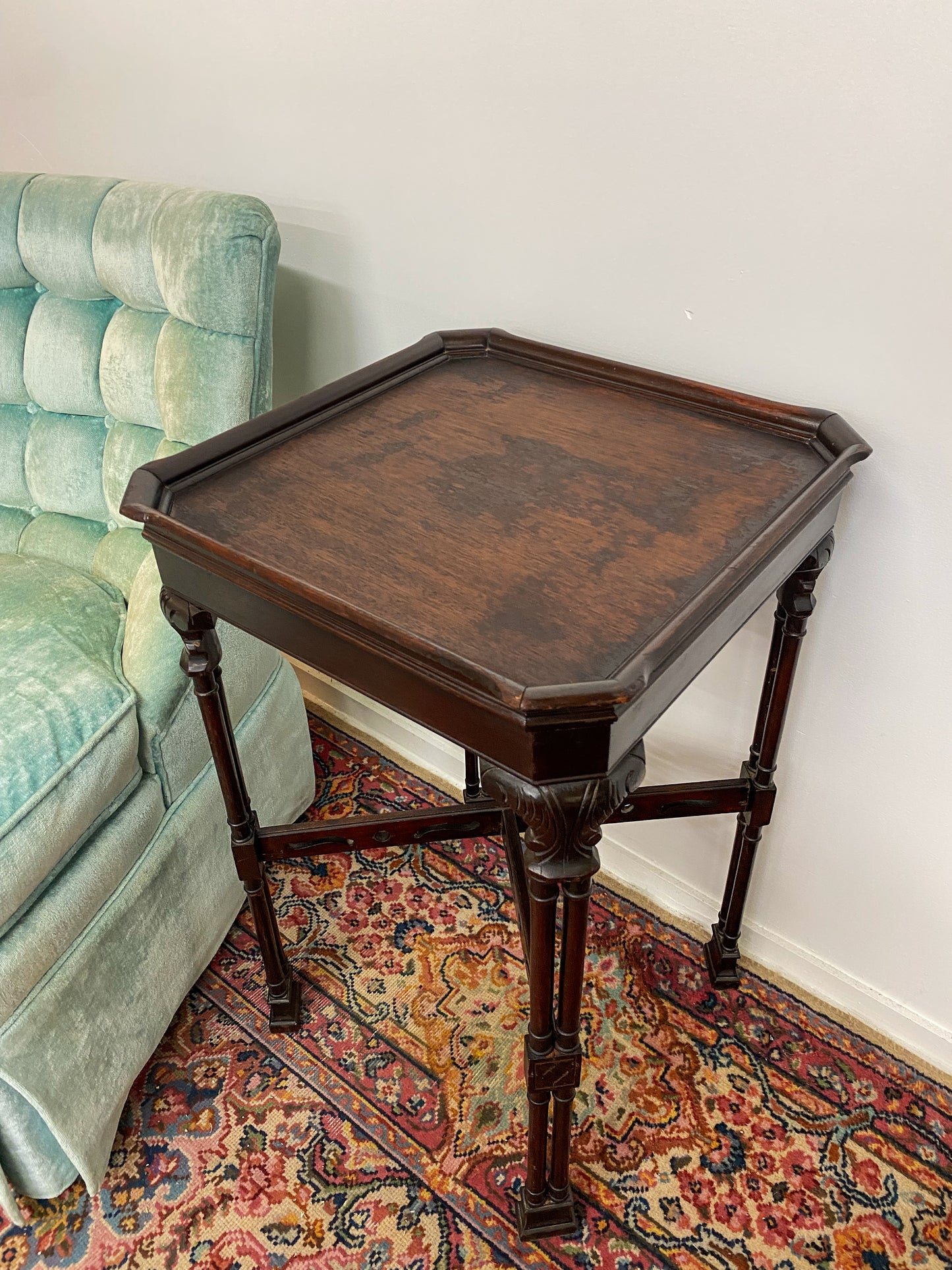 Antique Cherry Wood Side Table