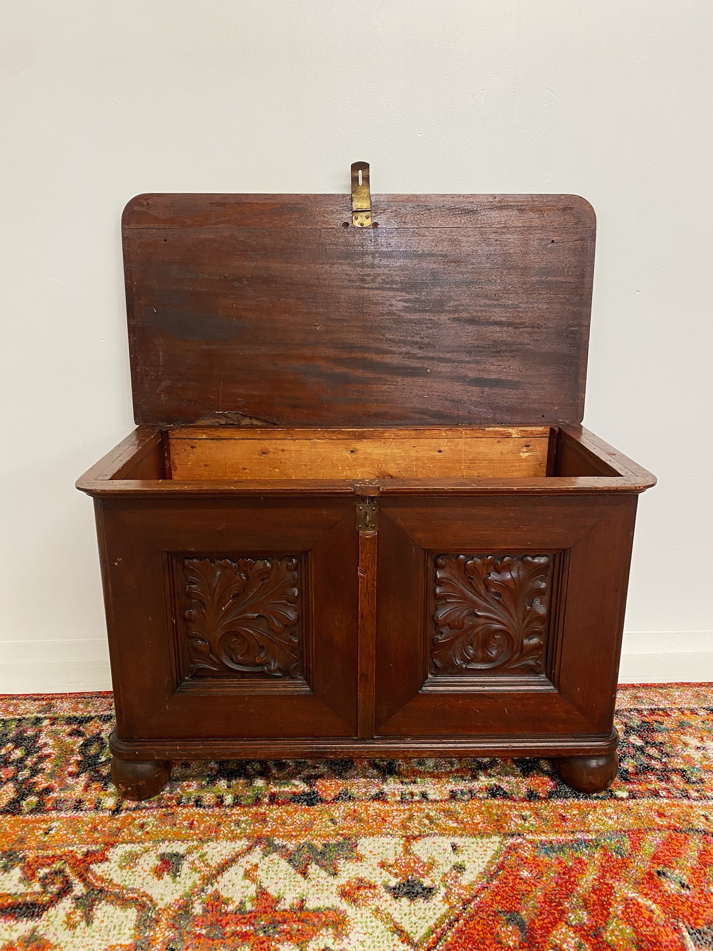 Antique Wood Blanket/Toy Chest