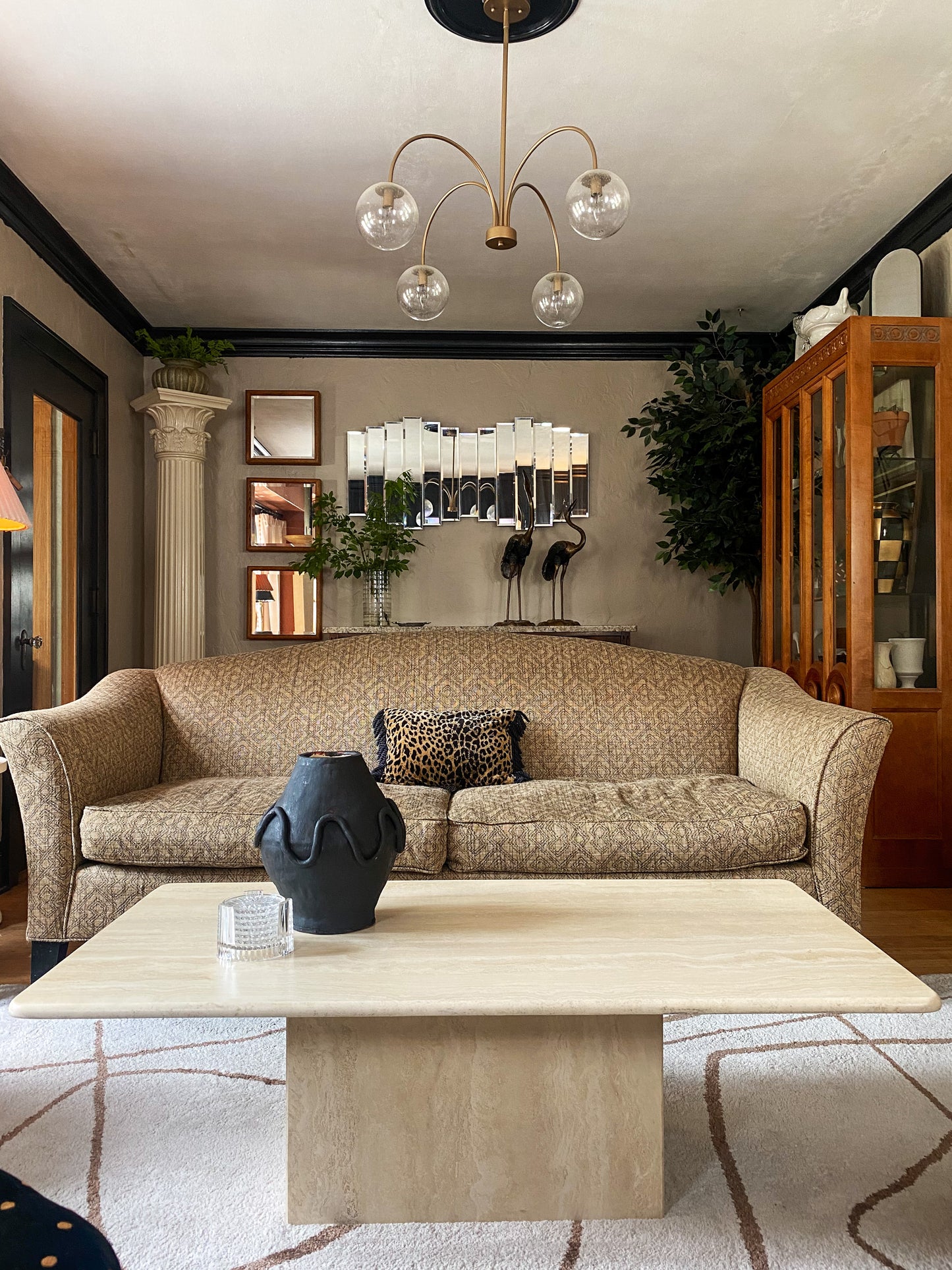 Made In Italy Travertine Coffee Table