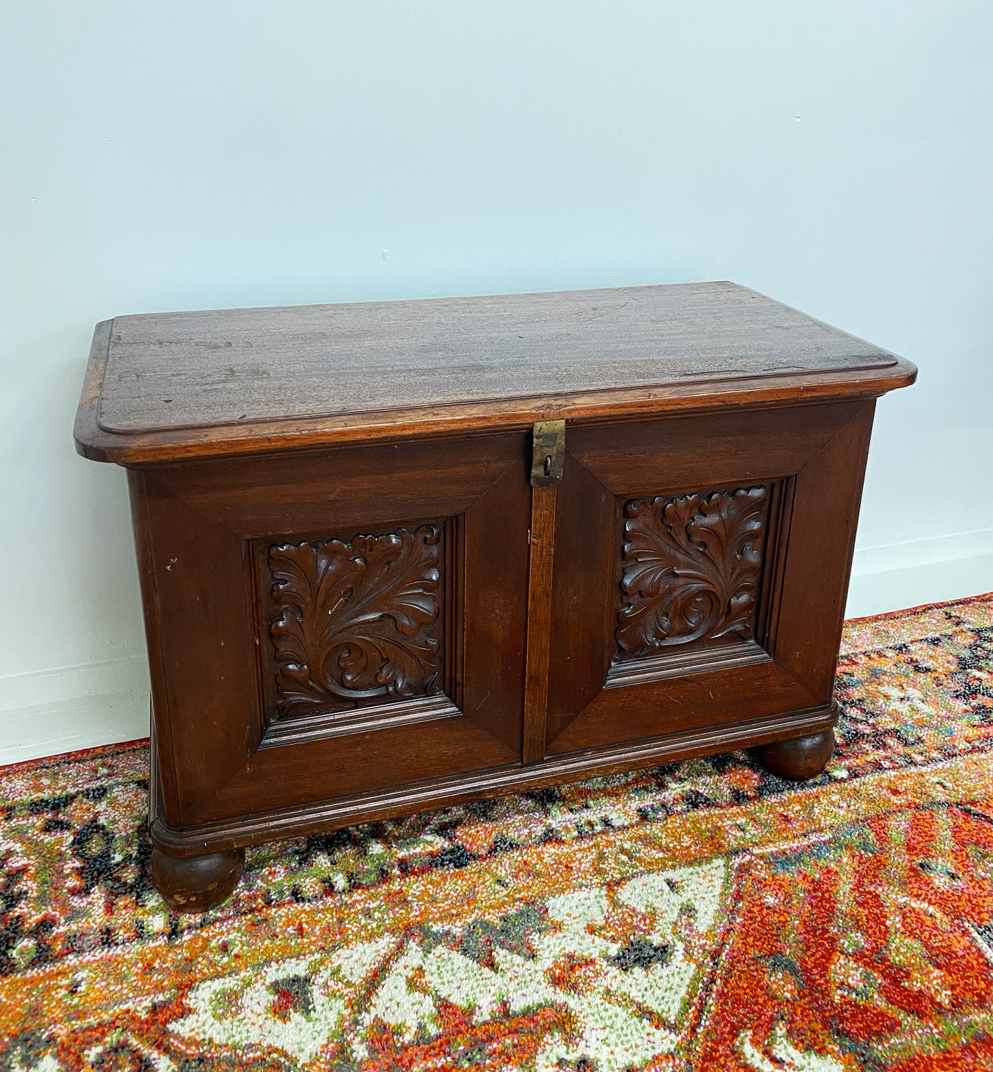 Antique Wood Blanket/Toy Chest