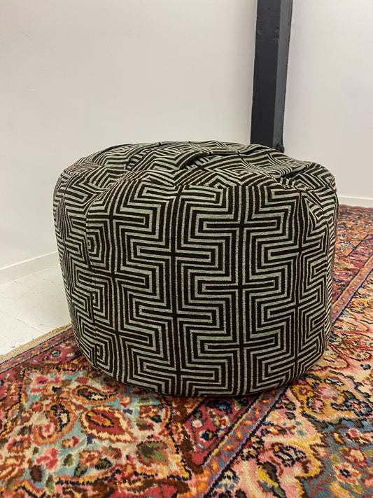 Chenille Ottoman Pouf