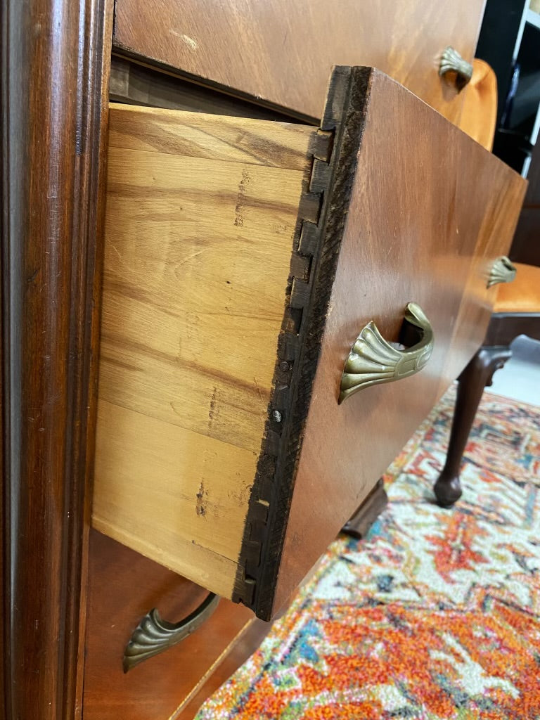 Four Drawer Waterfall Dresser Chest