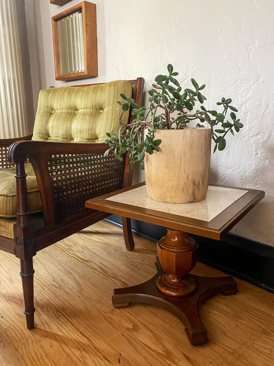 Mersman Marbled Top Side Table