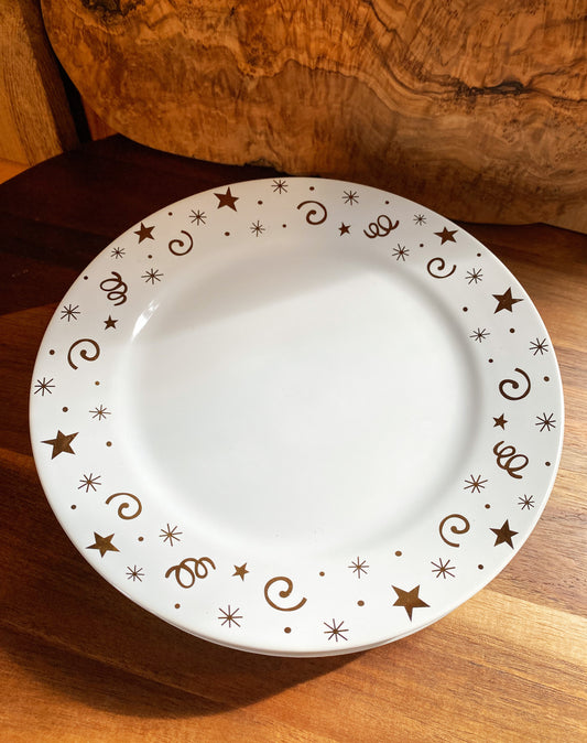 90’s Vintage Pampered Chef Party Plates - Four